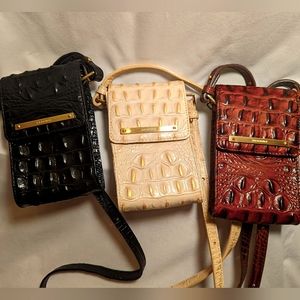 Brahmin crossbody (Cream and Gold)